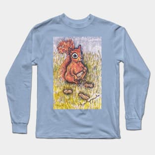 A  Squirrel NUT COLLECTION Long Sleeve T-Shirt